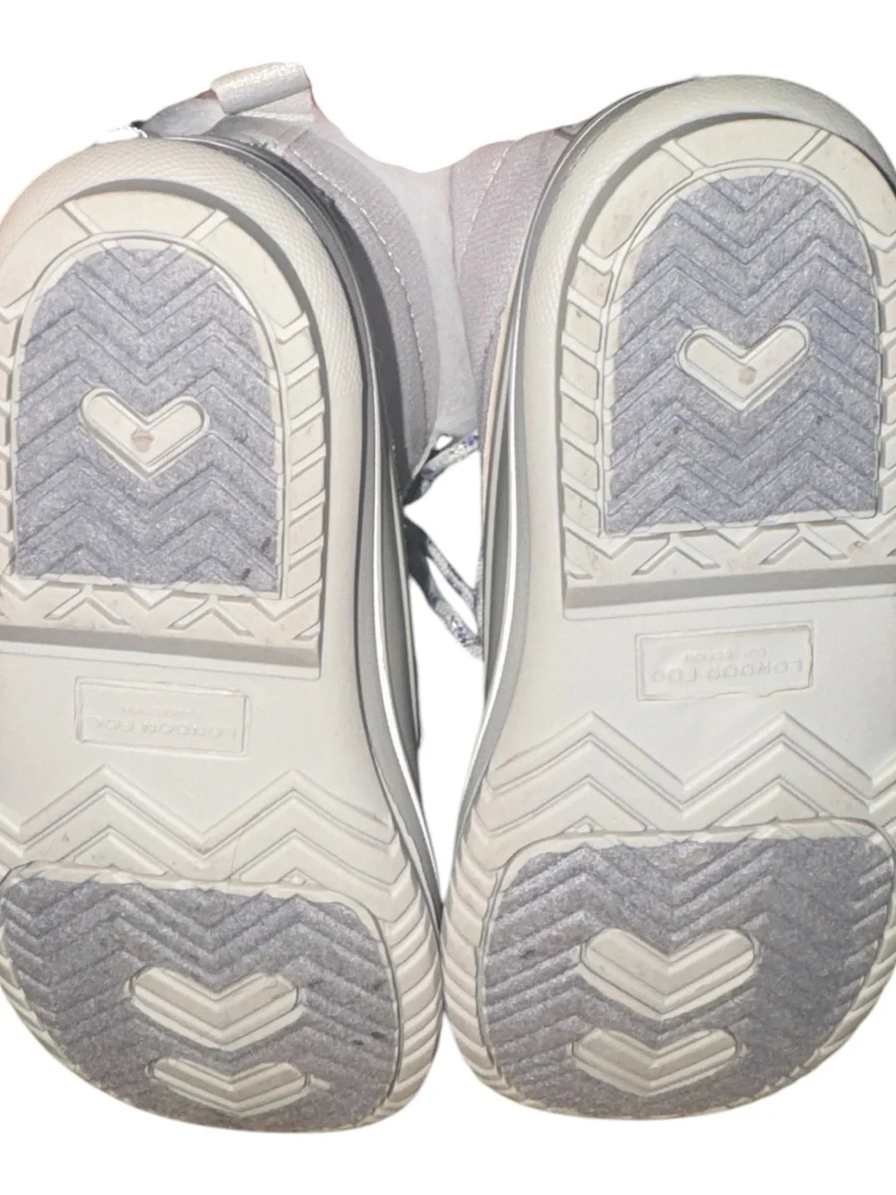 Kids London Fog White Faux-Fur Lined Winter Duck Boots